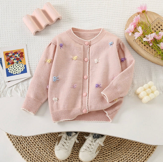 SS0005 パステルリボカーディガン(全4色)