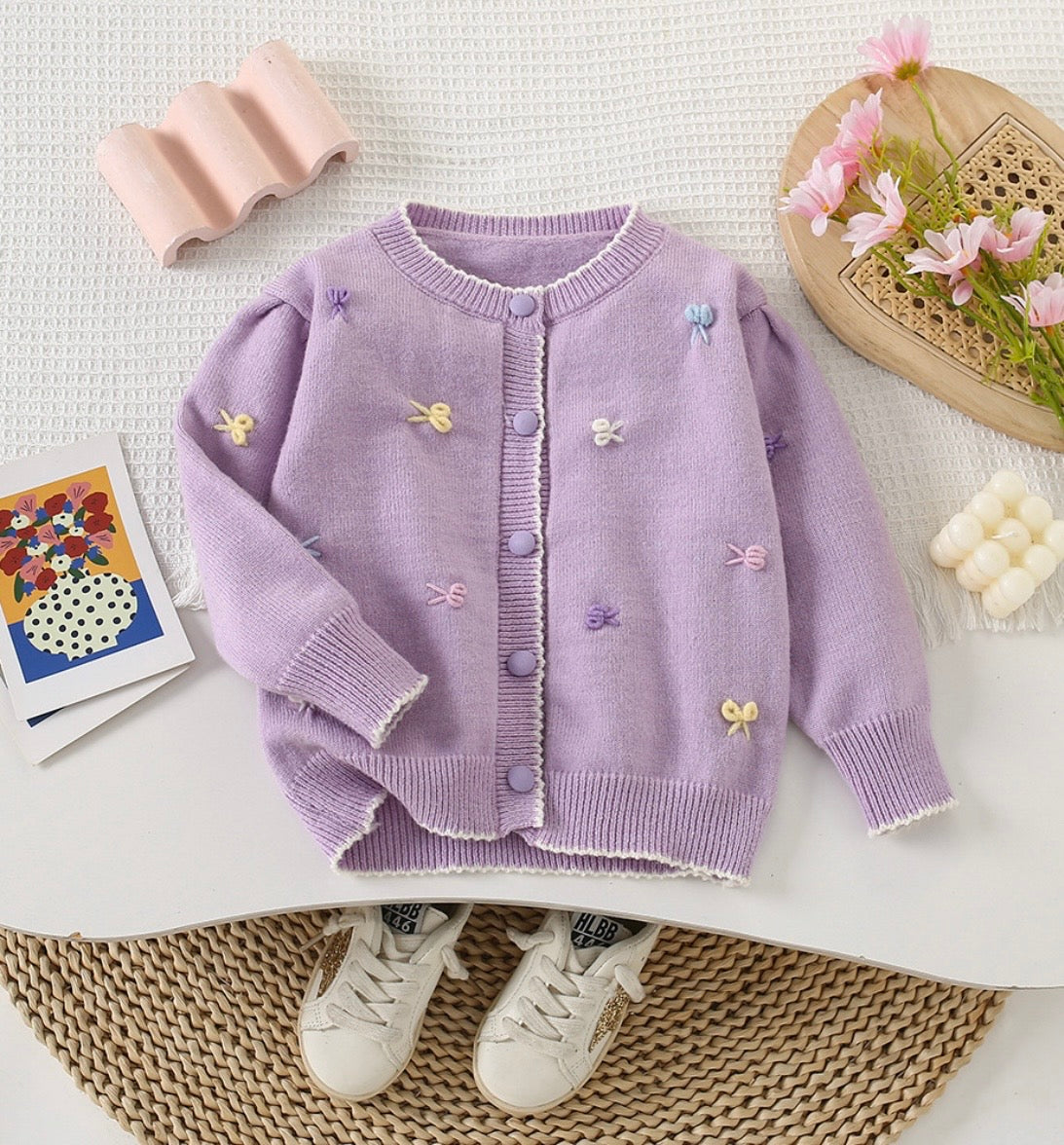 SS0005 パステルリボカーディガン(全4色)